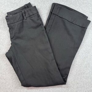 Banana Republic Factory Ryan Fit Cuffed Trouser Pants Dark Gray Micro Birdseye 4